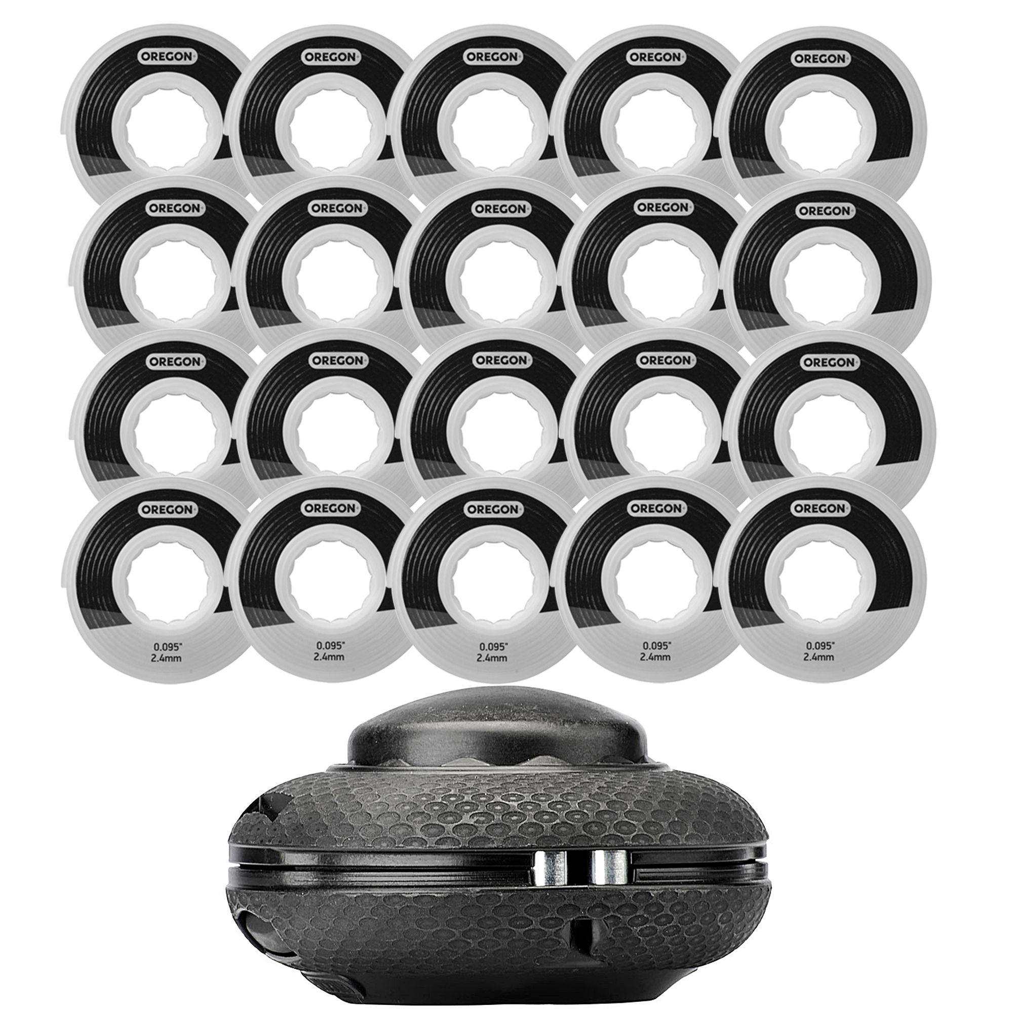 Oregon Gator SpeedLoad Small String Trimmer Head w/25PK Line Disc Refill .095"