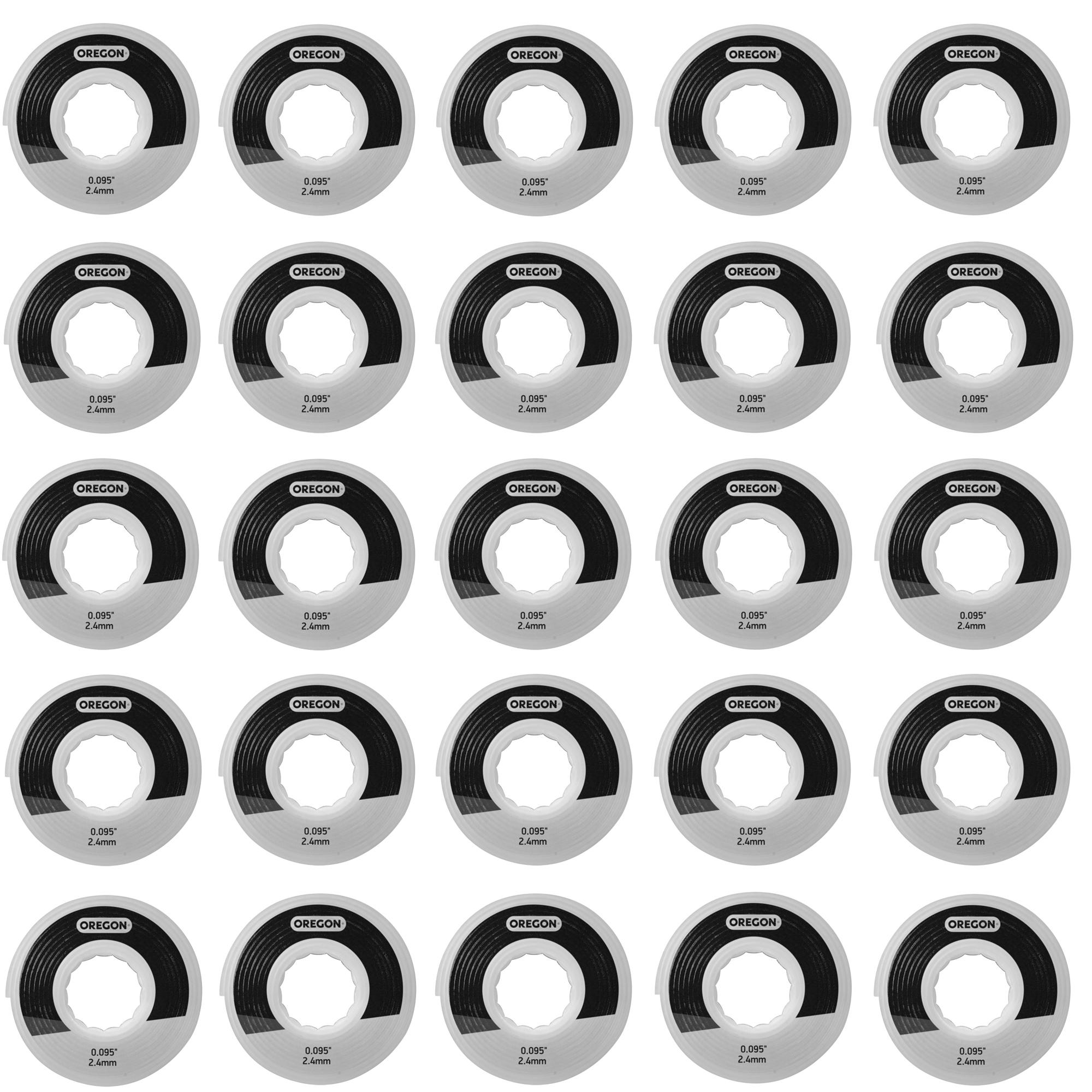 Oregon Gator SpeedLoad Small String Trimmer Head w/25PK Line Disc Refill .095"