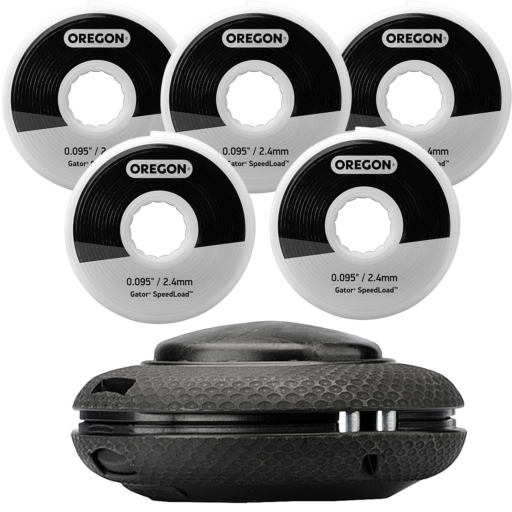 Oregon Gator SpeedLoad Large String Trimmer Head w/5PK Line Disc Refill .095"